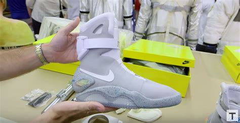 nike air mag replica unboxing and review|nike air mags real.